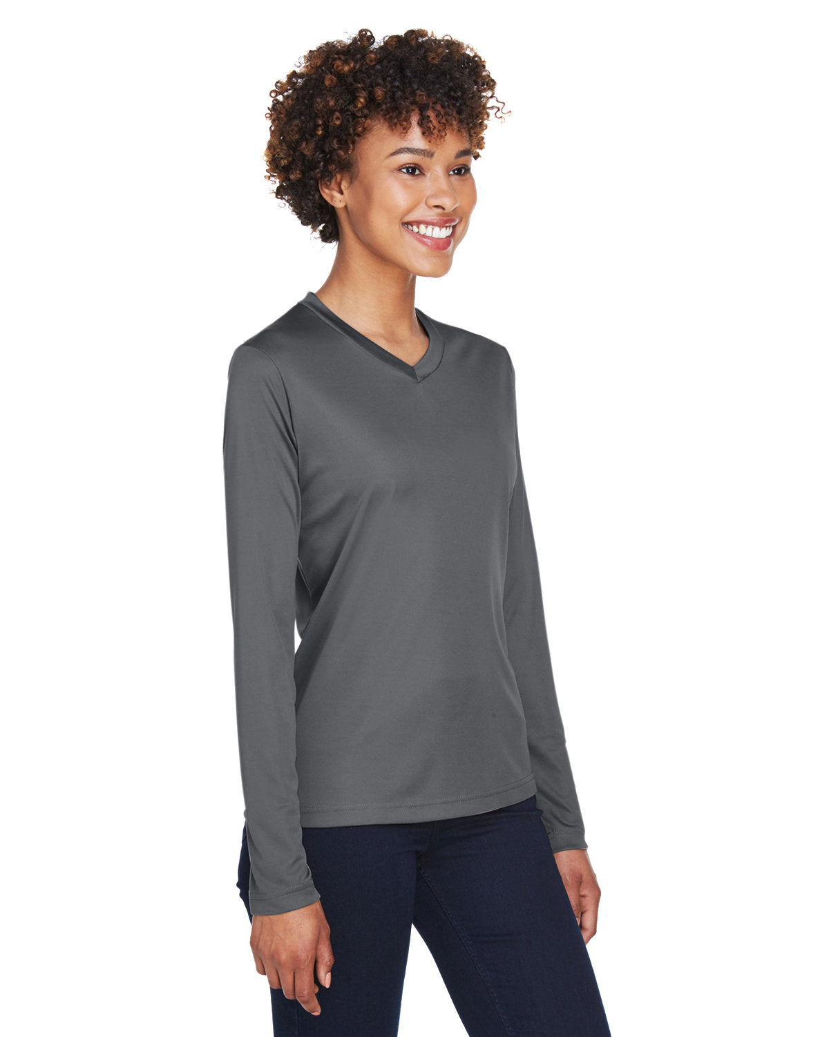 Team 365 Ladies' Zone Performance Long-Sleeve T-Shirt Team 365