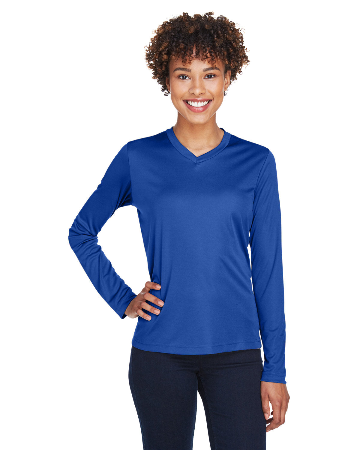 Team 365 Ladies' Zone Performance Long-Sleeve T-Shirt Team 365