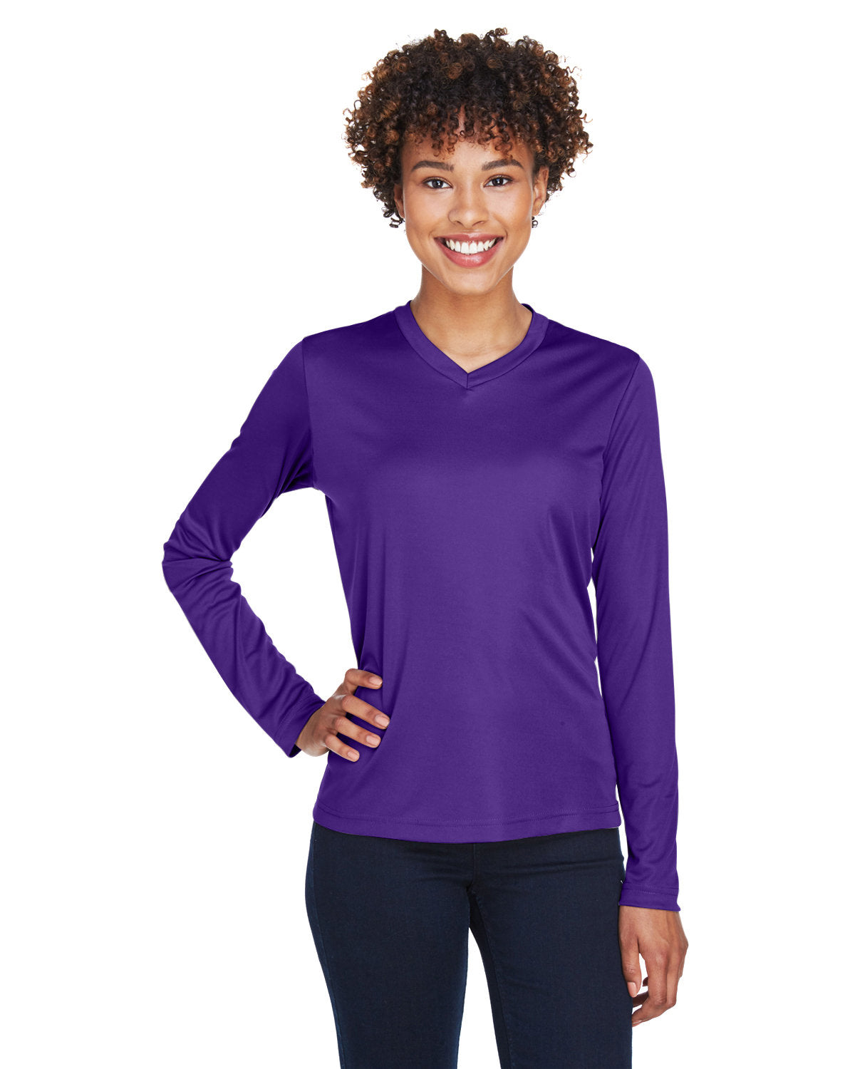 Team 365 Ladies' Zone Performance Long-Sleeve T-Shirt Team 365