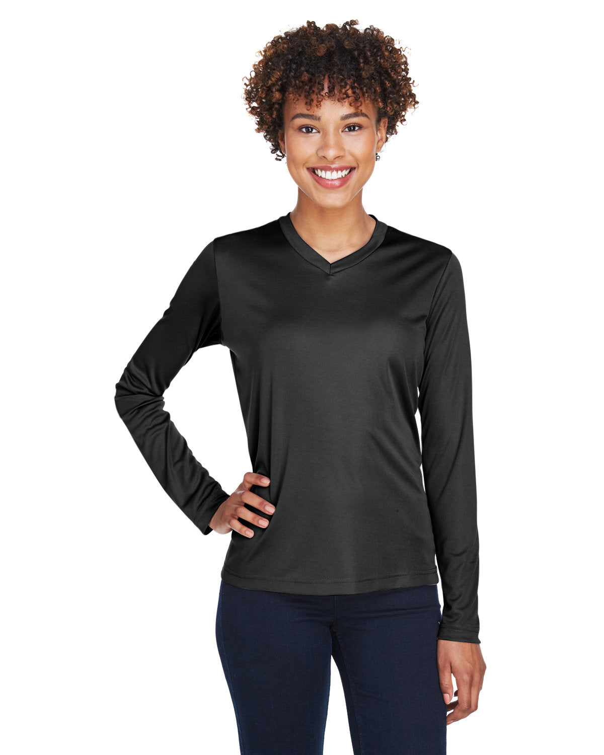Team 365 Ladies' Zone Performance Long-Sleeve T-Shirt Team 365