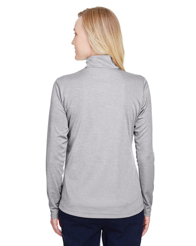 Team 365 Ladies' Zone Sonic Heather Performance Quarter-Zip