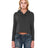StarTee Ladies' 4.3 oz., CVC Cropped Hoodie T-Shirt StarTee