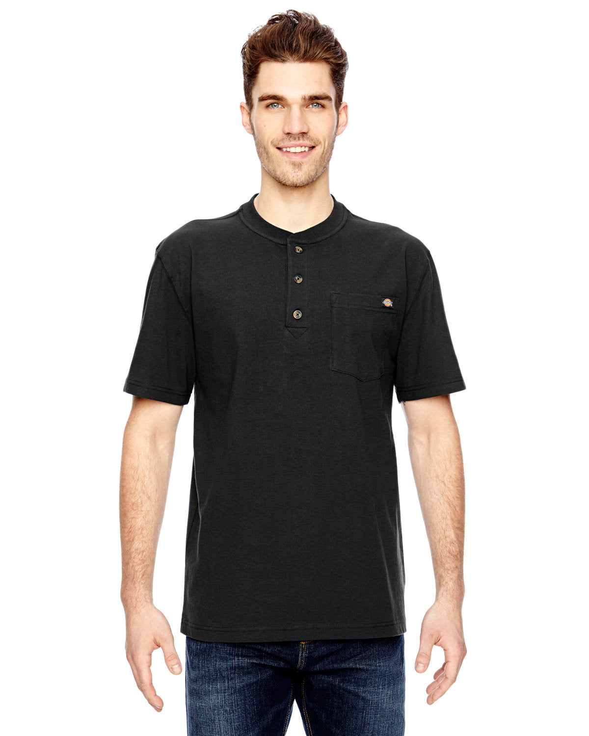 Dickies Men's 6.75 oz. Heavyweight Work Henley Dickies