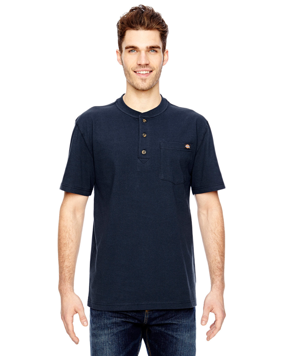 Dickies Men's 6.75 oz. Heavyweight Work Henley Dickies