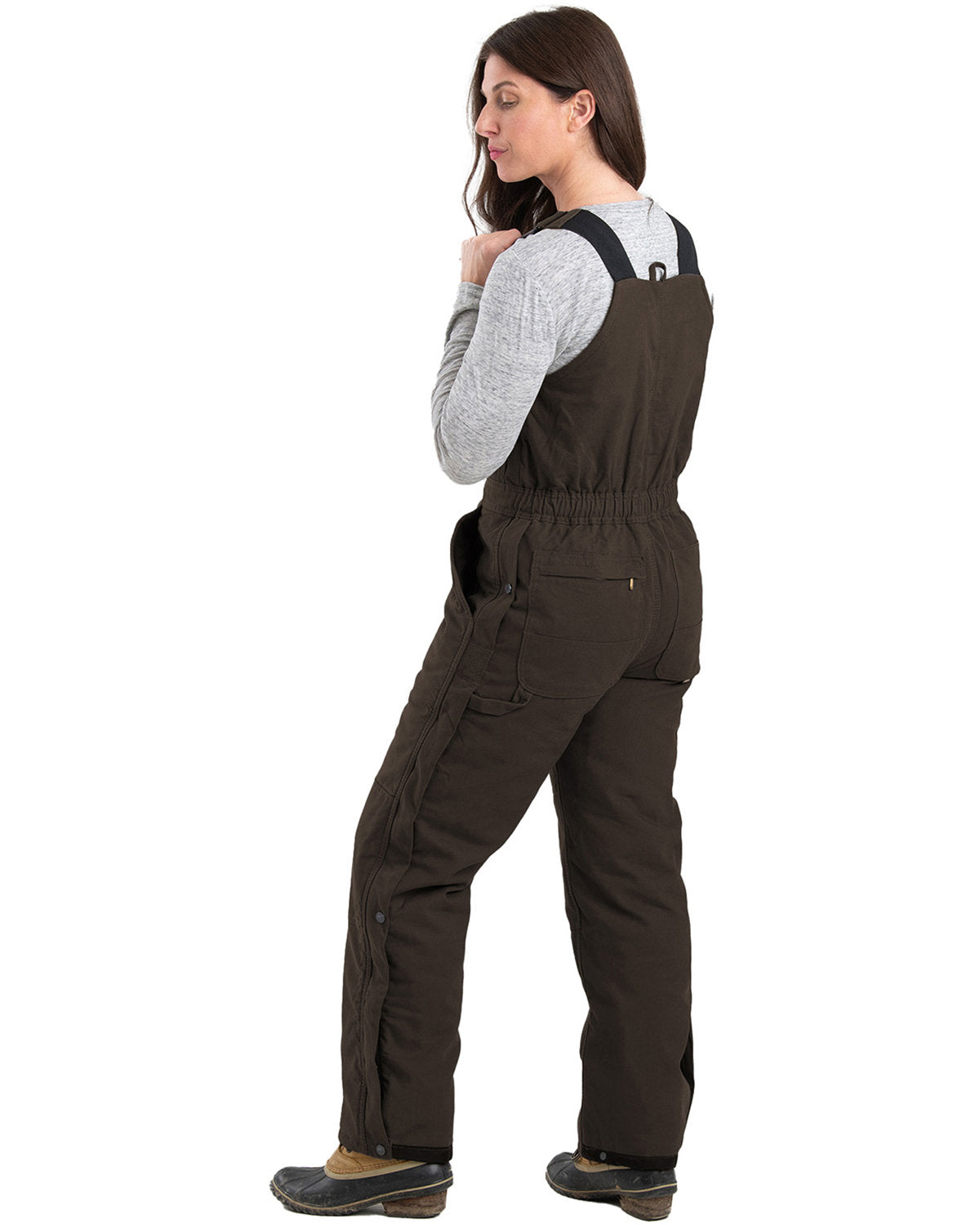 Berne Ladies' Softstone Duck Insulated Bib Overall Berne