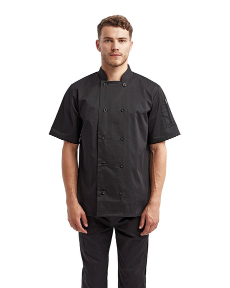 Artisan Collection by Reprime Unisex Short-Sleeve Sustainable Chef's Jacket Reprime