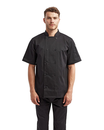 Artisan Collection by Reprime Unisex Short-Sleeve Sustainable Chef's Jacket