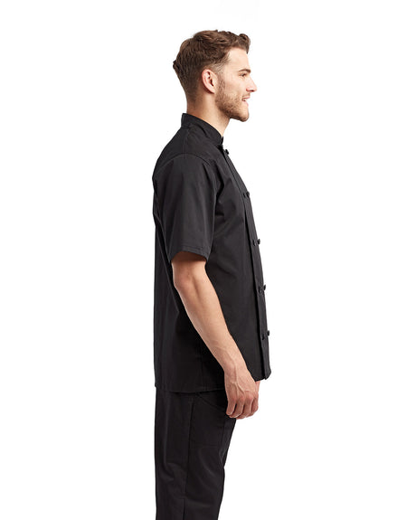 Artisan Collection by Reprime Unisex Short-Sleeve Sustainable Chef's Jacket Reprime