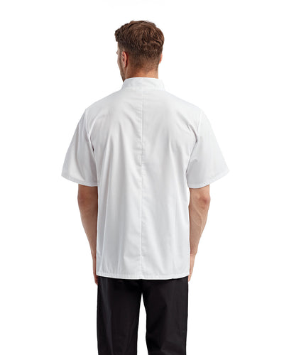 Artisan Collection by Reprime Unisex Short-Sleeve Sustainable Chef's Jacket