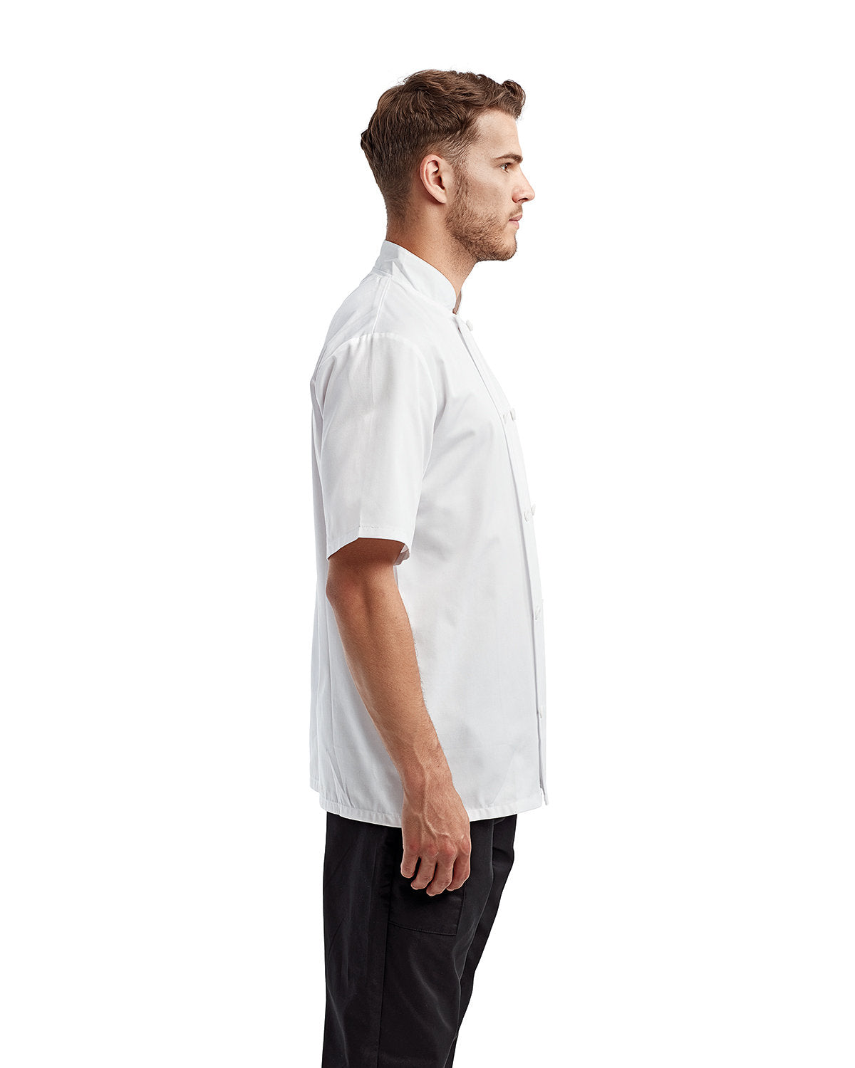 Artisan Collection by Reprime Unisex Short-Sleeve Sustainable Chef's Jacket Reprime