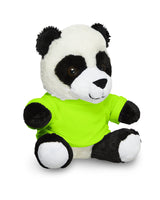 Prime Line 7" Plush Panda With T-Shirt Prime Line