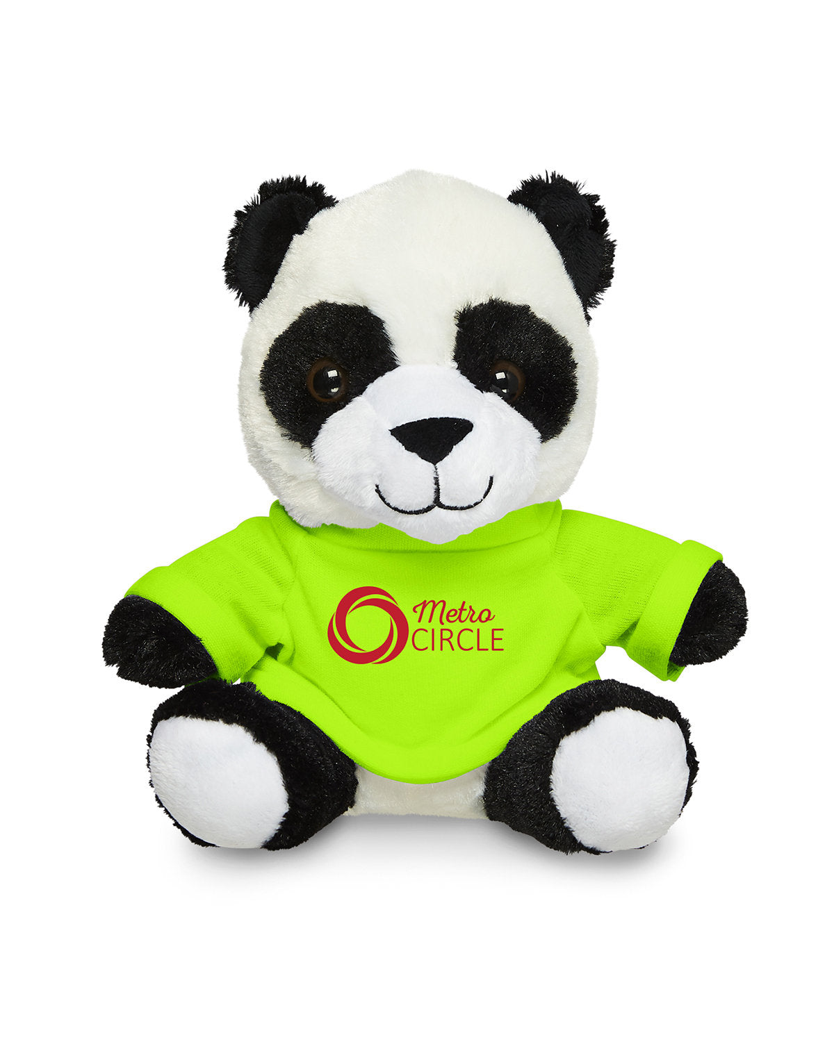 Prime Line 7" Plush Panda With T-Shirt Prime Line