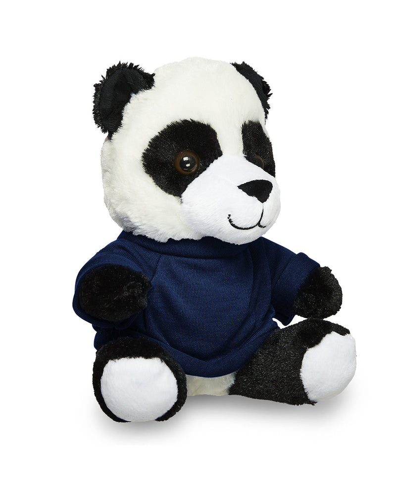 Prime Line 7" Plush Panda With T-Shirt
