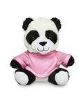 Prime Line 7" Plush Panda With T-Shirt Prime Line