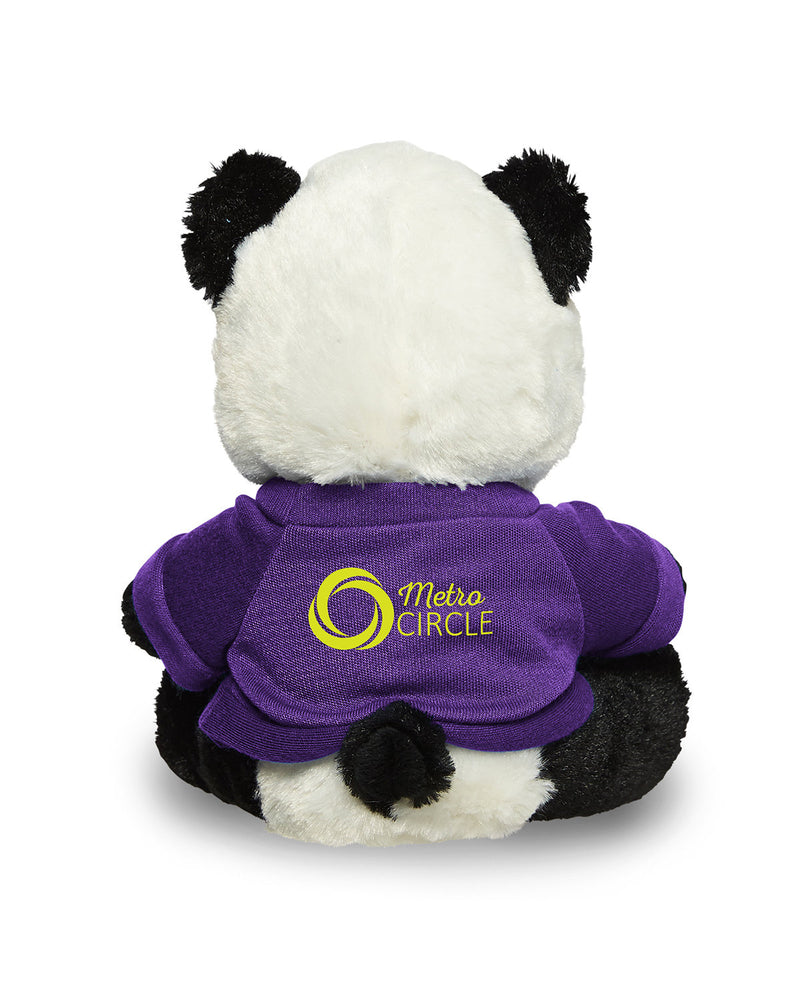 Prime Line 7" Plush Panda With T-Shirt