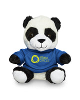 Prime Line 7" Plush Panda With T-Shirt Prime Line