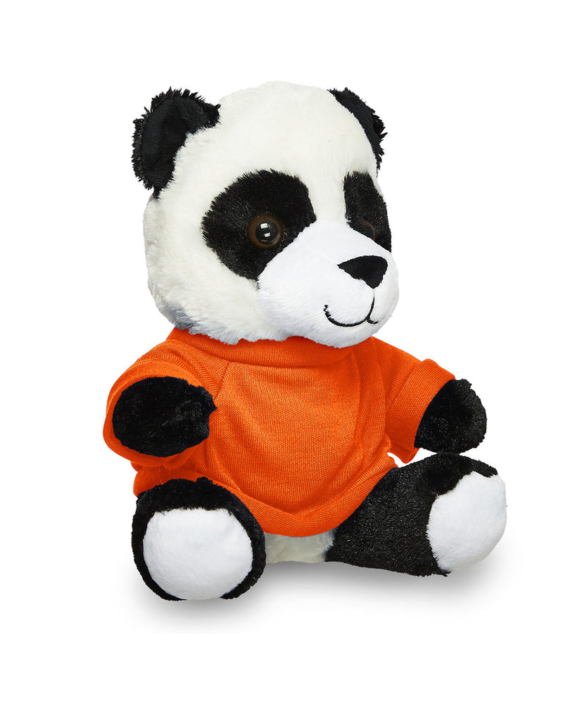 Prime Line 7" Plush Panda With T-Shirt