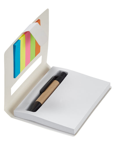 Prime Line Eco Stowaway Sticky Jotter With Pen