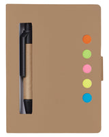 Prime Line Eco Stowaway Sticky Jotter With Pen Prime Line
