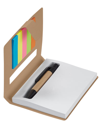 Prime Line Eco Stowaway Sticky Jotter With Pen