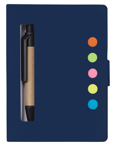 Prime Line Eco Stowaway Sticky Jotter With Pen