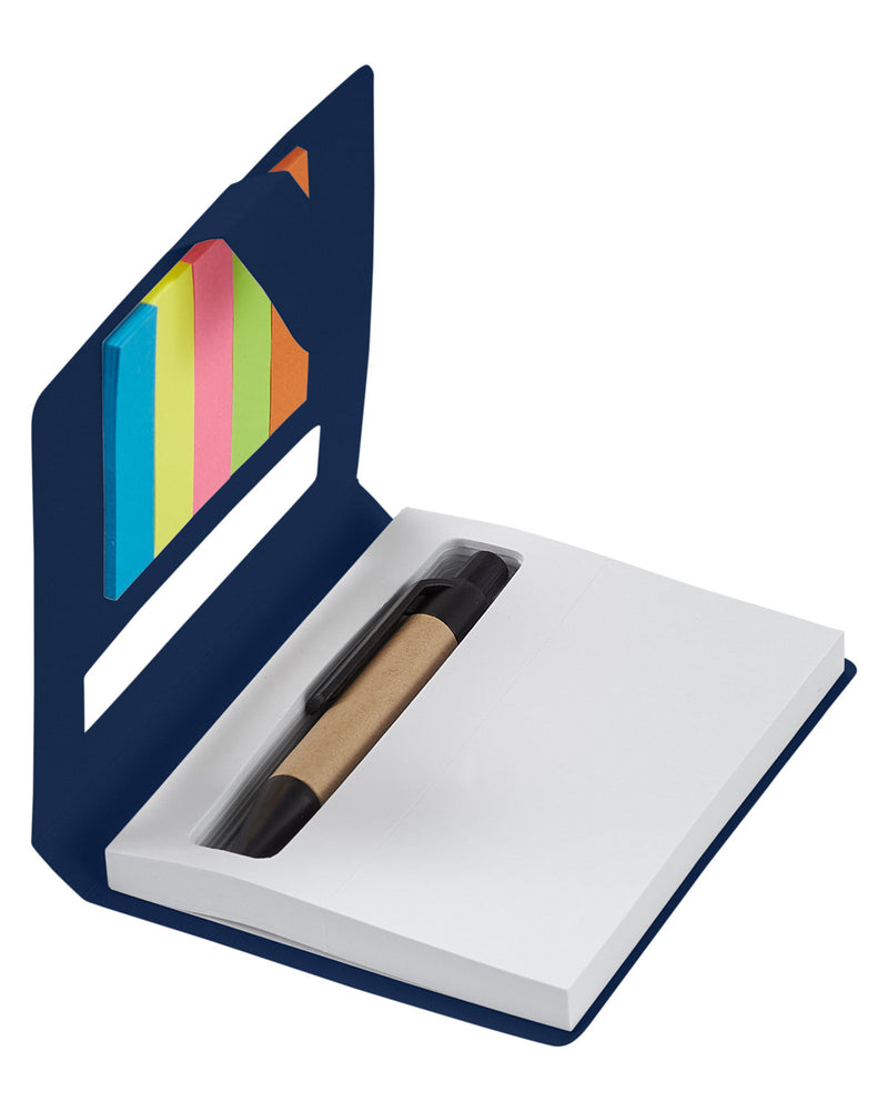 Prime Line Eco Stowaway Sticky Jotter With Pen