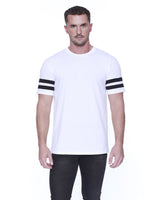 StarTee Men's CVC Stripe Varsity T-Shirt StarTee