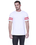 StarTee Men's CVC Stripe Varsity T-Shirt StarTee