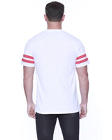 StarTee Men's CVC Stripe Varsity T-Shirt StarTee