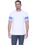 StarTee Men's CVC Stripe Varsity T-Shirt StarTee