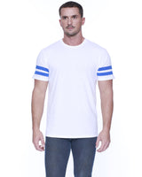 StarTee Men's CVC Stripe Varsity T-Shirt StarTee