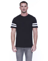 StarTee Men's CVC Stripe Varsity T-Shirt StarTee
