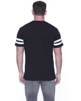 StarTee Men's CVC Stripe Varsity T-Shirt StarTee