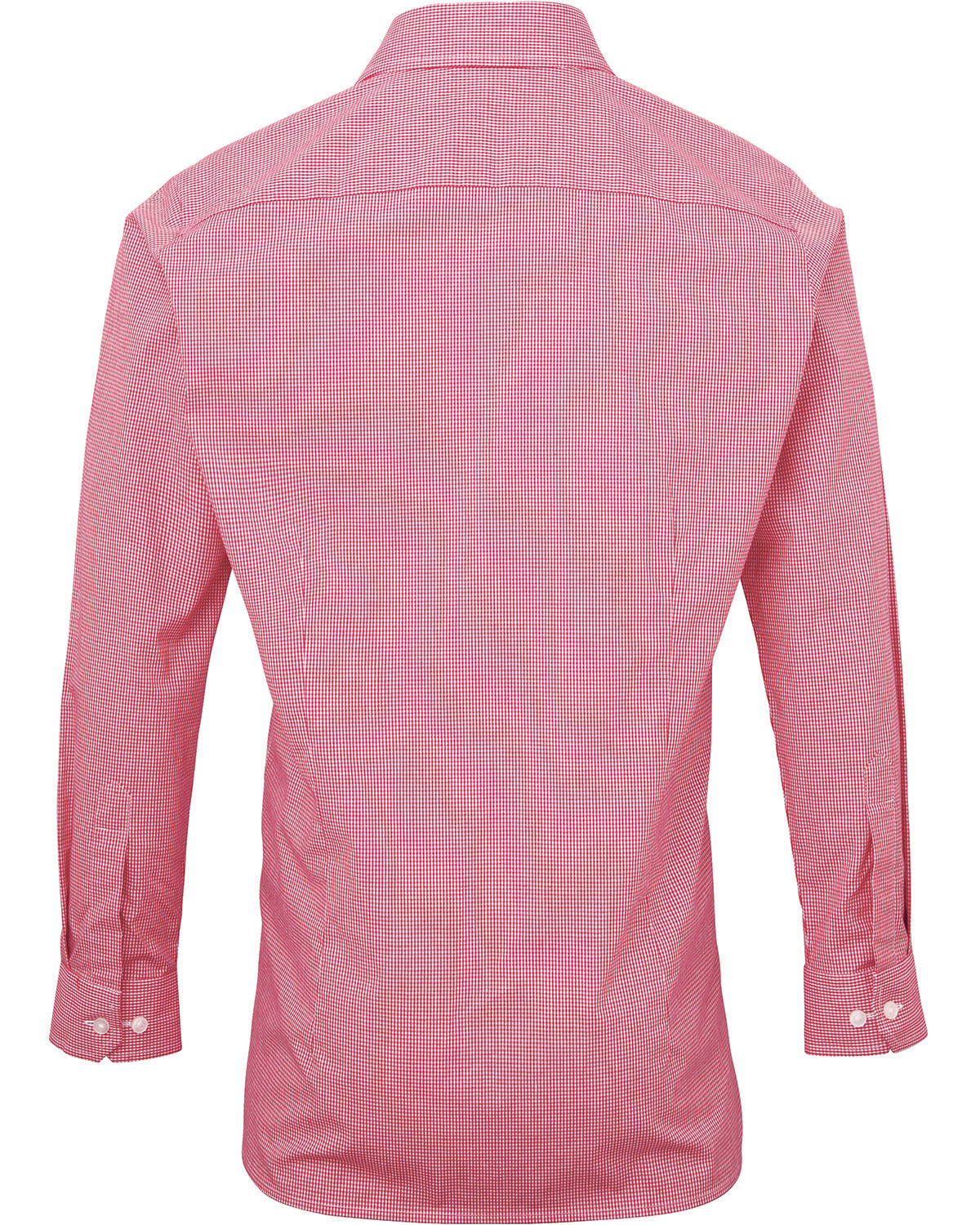 Artisan Collection by Reprime Men's Microcheck Gingham Long-Sleeve Cotton Shirt Reprime