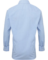 Artisan Collection by Reprime Men's Microcheck Gingham Long-Sleeve Cotton Shirt Reprime