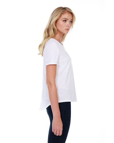 StarTee Ladies' 3.5 oz., 100% Cotton Boxy High Low T-Shirt