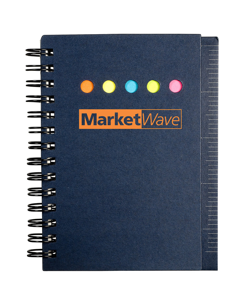 Prime Line Eco Mini-Sticky Book™ With Ruler