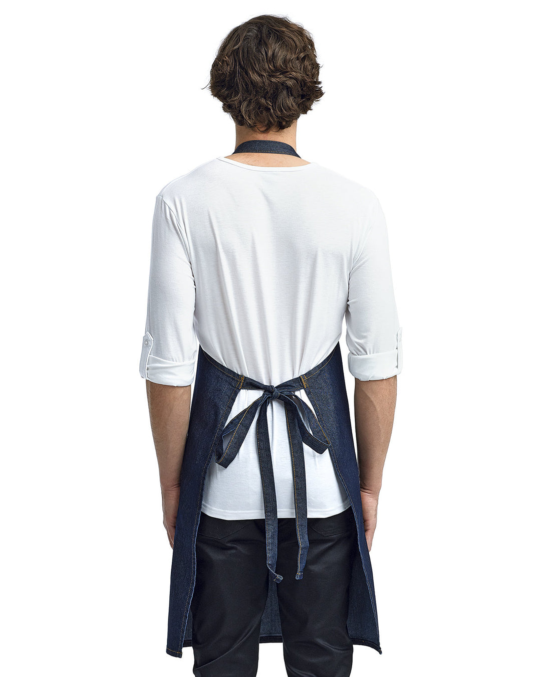 Artisan Collection by Reprime Unisex Jeans Stitch Denim Bib Apron Reprime