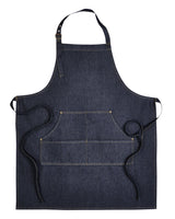 Artisan Collection by Reprime Unisex Jeans Stitch Denim Bib Apron Reprime