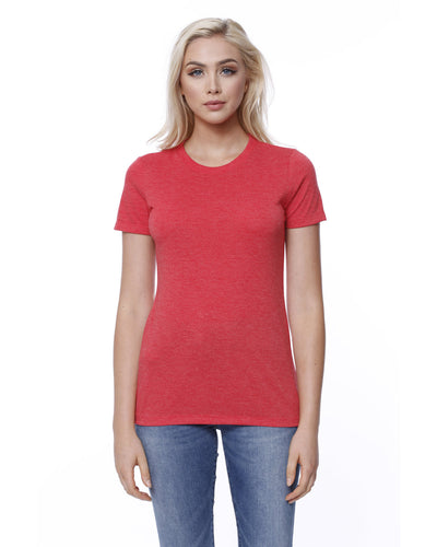 StarTee Ladies' Triblend Crew Neck T-Shirt