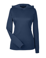 Team 365 Ladies' Zone Performance Hooded T-Shirt Womens Apparel Shirts & Tops