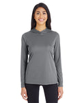 Team 365 Ladies' Zone Performance Hooded T-Shirt Womens Apparel Shirts & Tops