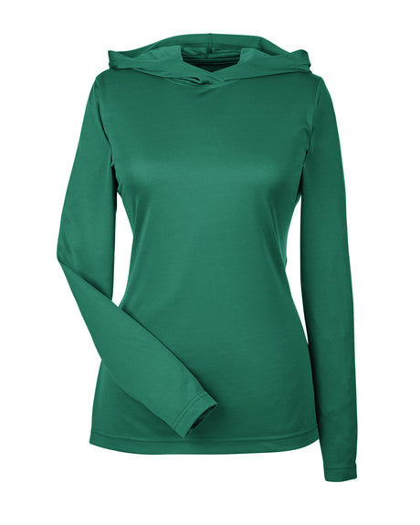Team 365 Ladies' Zone Performance Hooded T-Shirt Womens Apparel Shirts & Tops