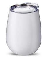 Prime Line 10oz Stemless Vacuum Wine Tumbler With Lid Prime Line