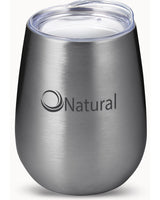 Prime Line 10oz Stemless Vacuum Wine Tumbler With Lid Prime Line