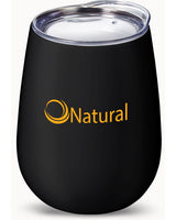 Prime Line 10oz Stemless Vacuum Wine Tumbler With Lid Prime Line