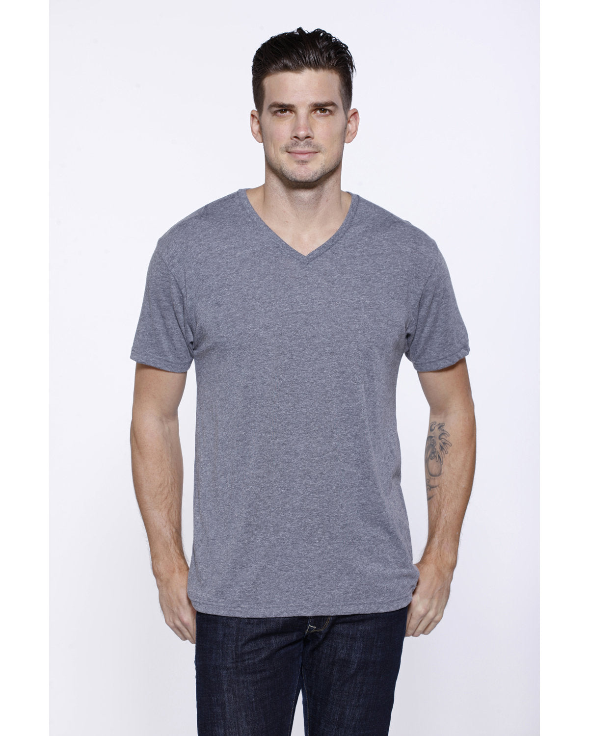 StarTee Men's Triblend V-Neck T-Shirt StarTee