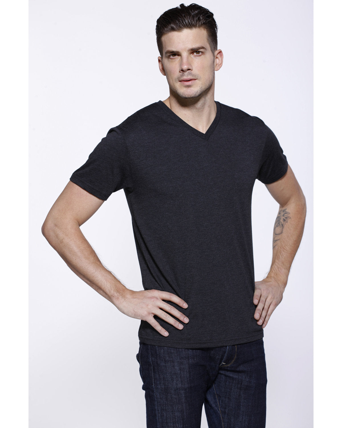 StarTee Men's Triblend V-Neck T-Shirt StarTee