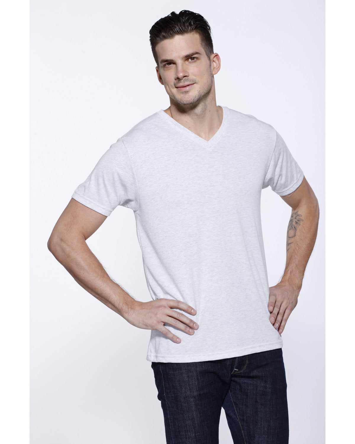StarTee Men's Triblend V-Neck T-Shirt StarTee