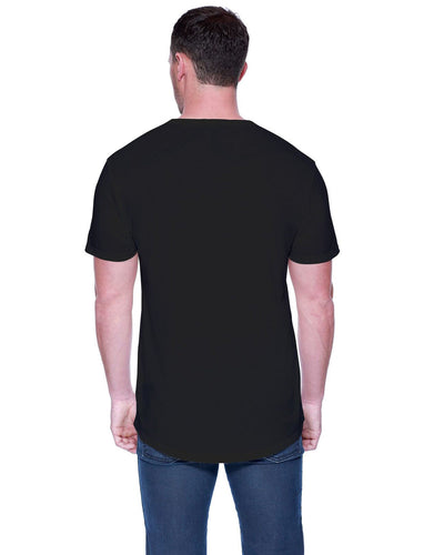 StarTee Men's 4.3 oz., CVC Slit V-Neck T-Shirt